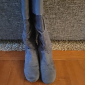Suede knee high boots 8.5